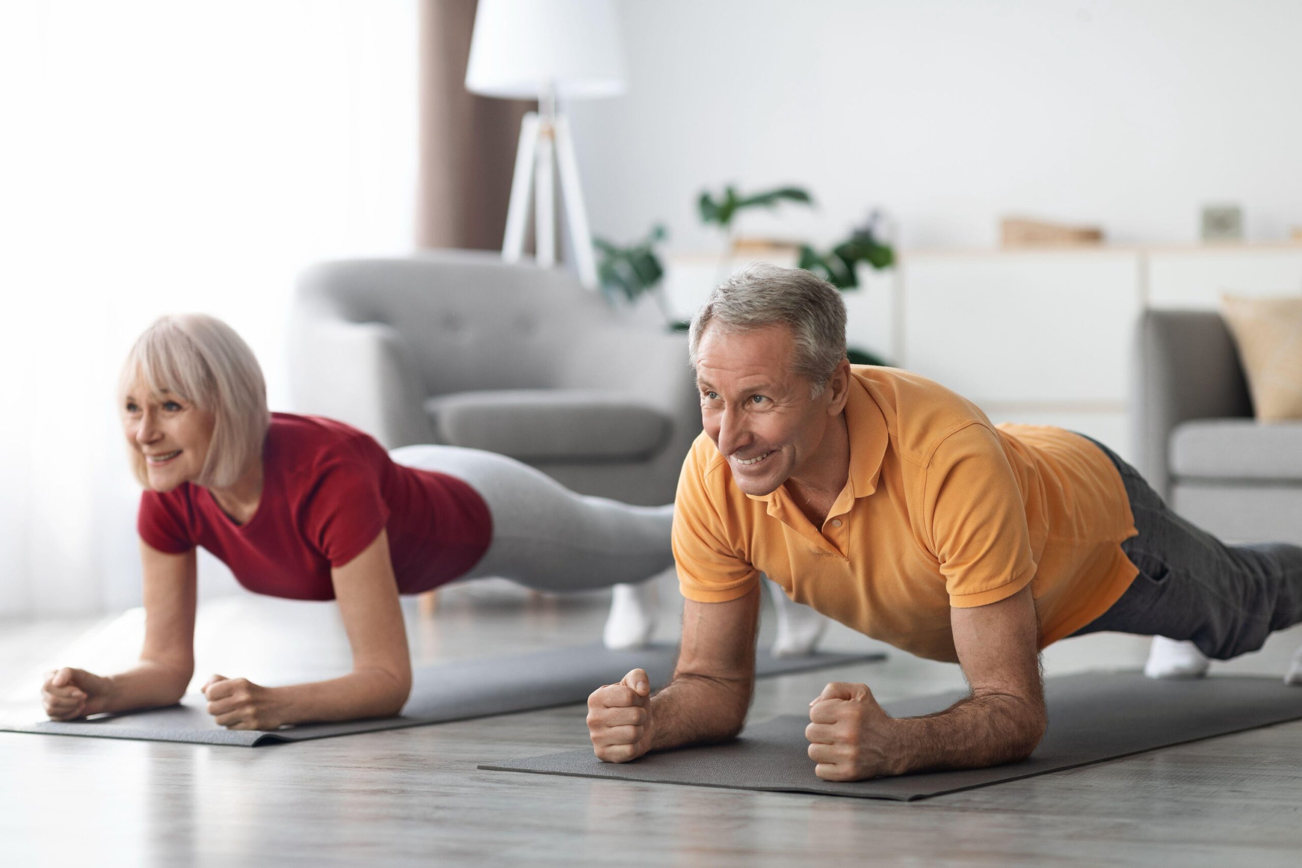 ‘One of the most simple but most effective core exercises is the plank,’ says Quinn