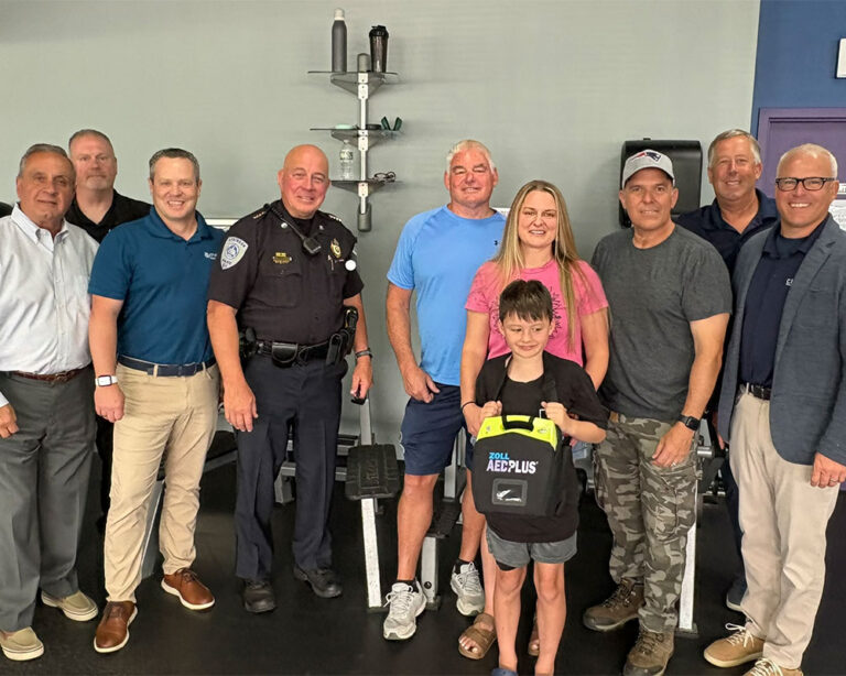PrideStar Trinity EMS Helps Provide AED to Honor Gym Owner’s Legacy