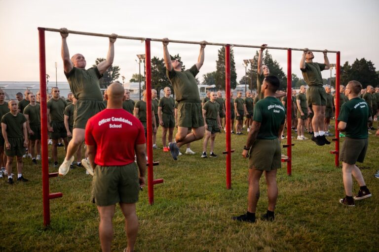 India and Lima Company conduct initial physical fitness test India and Lima Company conduct initial physical fitness test