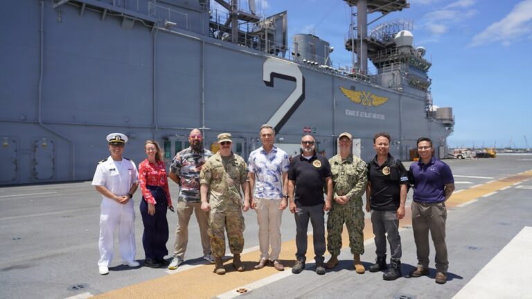 BUMED Executive Director Tours USS Essex During RIMPAC 2026 BUMED Executive Director Tours USS Essex During RIMPAC 2026