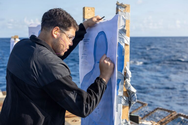 USS Truxtun Conducts Small Arms Exercise USS Truxtun Conducts Small Arms Exercise