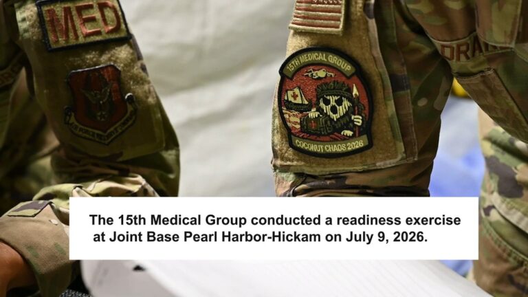 15th Medical Group conducts readiness exercise at JBPHH