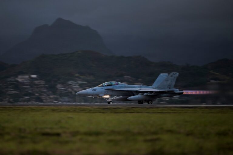 U.S. Navy launches F/A-18F Super Hornets for sinking exercise during RIMPAC 2026