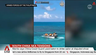 Philippines accuses Chinese Coast Guard of striking sailor with baton in South China Sea