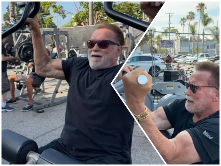Arnold Schwarzenegger showed a workout on the day of his 79th birthday