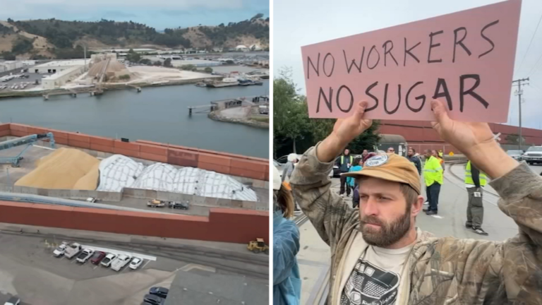 C&H offloads sugar at industrial terminal in East Bay due to strike, sparking health concerns C&H offloads sugar at industrial terminal in East Bay due to strike, sparking health concerns
