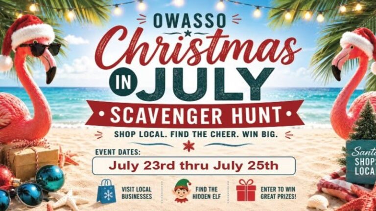 Christmas in July scavenger hunt coming to Owasso Christmas in July scavenger hunt coming to Owasso