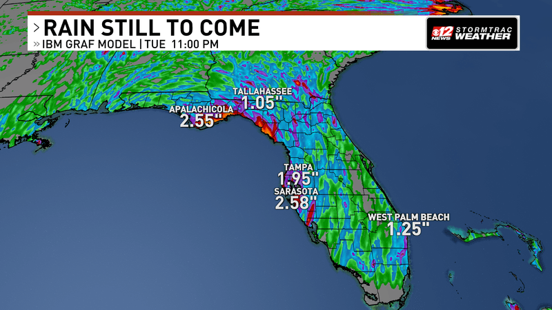 National Hurricane Center increases odds of tropical development for Gulf. (WPEC)