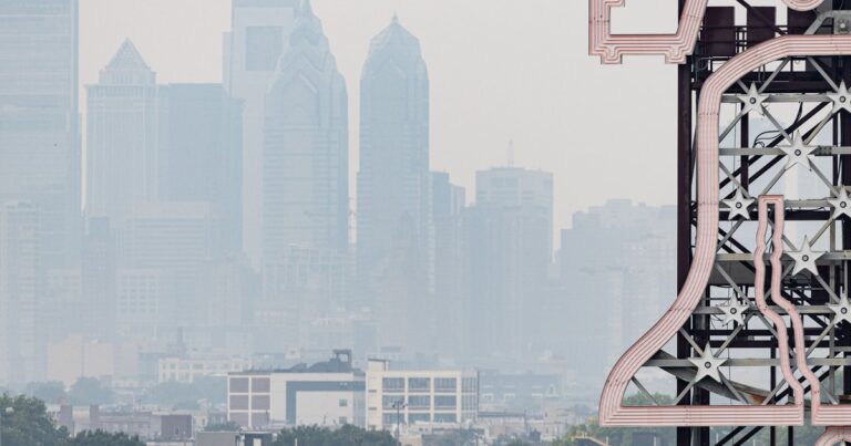 Wildfire smoke is headed for Philly. Here's how to stay safe