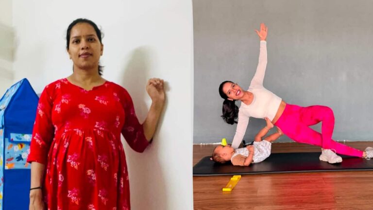 Postpartum weight loss journey: Woman loses 25 kg in just 4 months, see her complete diet plan Postpartum weight loss journey: Woman loses 25 kg in just 4 months, see her complete diet plan