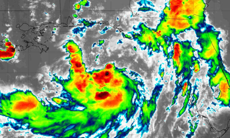 Gulf depression forecast to become tropical storm Gulf depression forecast to become tropical storm