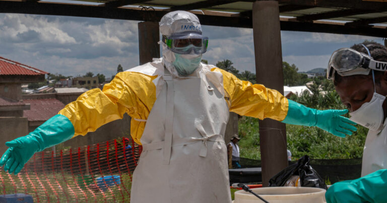 U.S. citizen working for humanitarian organization tests positive for Ebola in DR Congo U.S. citizen working for humanitarian organization tests positive for Ebola in DR Congo