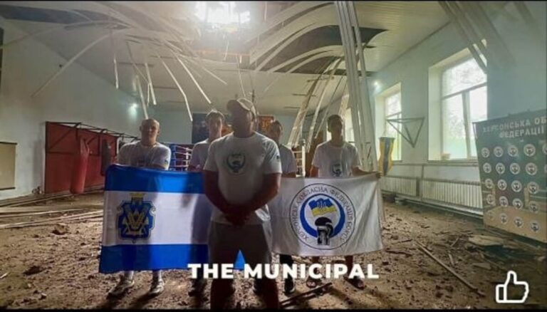 Russia destroyed the last boxing gym in Kherson