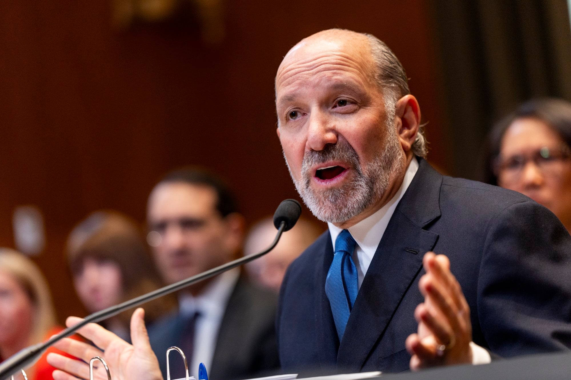 US Commerce Secretary Howard Lutnick supported his department’s decision to revoke more than US$200 million in Tech Hub grants. Photo: EPA