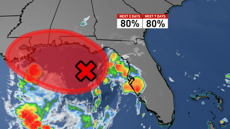 Tropical depression likely to form in Gulf, development odds climb to 80% Tropical depression likely to form in Gulf, development odds climb to 80%