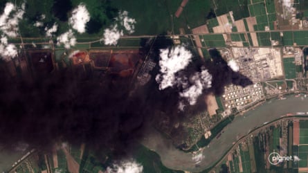 smoke in air