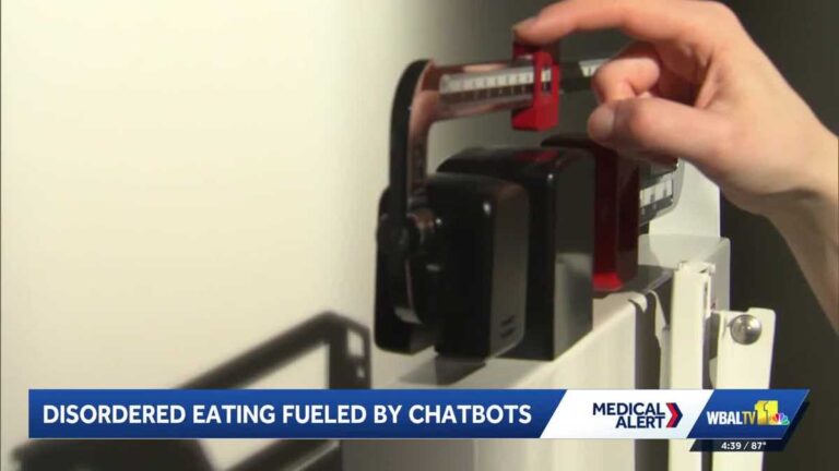 Expert warns AI chatbots may fuel disordered eating