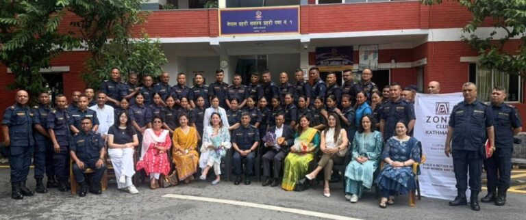Nepal Police officers receive mental health, self Nepal Police officers receive mental health, self
