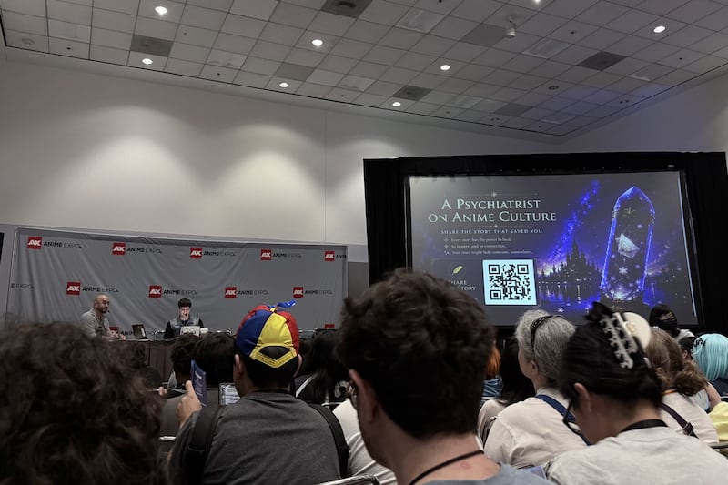 Panel at an anime convention