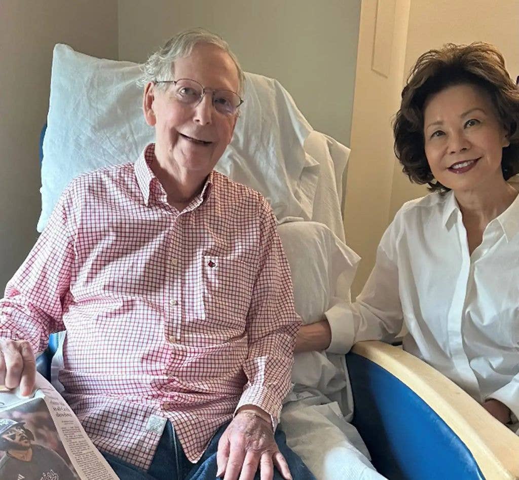 Mitch McConnell and his wife, Elaine Chao