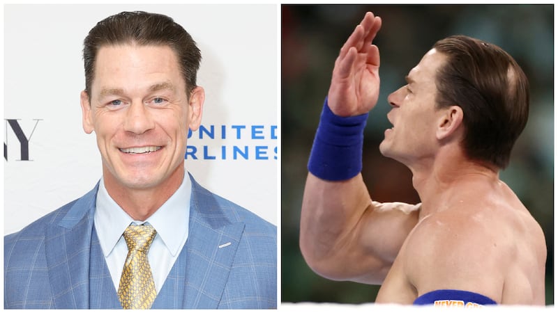 John Cena's hair transplant.