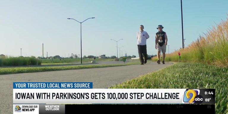 Iowa man with Parkinson’s takes on 100,000 Iowa man with Parkinson’s takes on 100,000