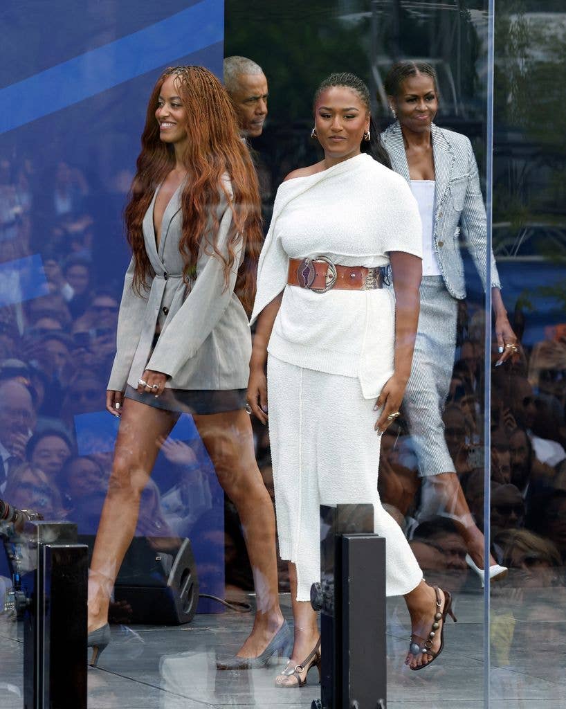 sasha obama center opening chicago