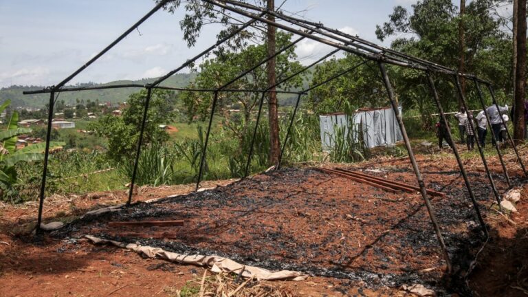Protesters burn Ebola treatment centers, attack healthcare workers