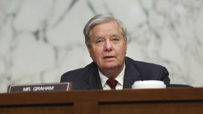 US Republican Senator and close Trump ally Lindsey Graham died of a ruptured aorta brought on by chronic heart disease. Picture: Kevin Dietsch/Getty Images/AFP