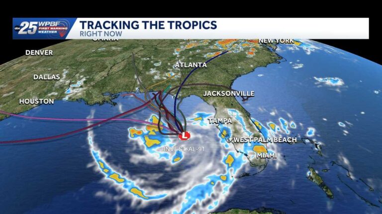 Tropical depression may form in the Gulf as Invest 91L moves northward Tropical depression may form in the Gulf as Invest 91L moves northward