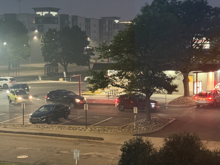 scooters coffee opens with smoke in background