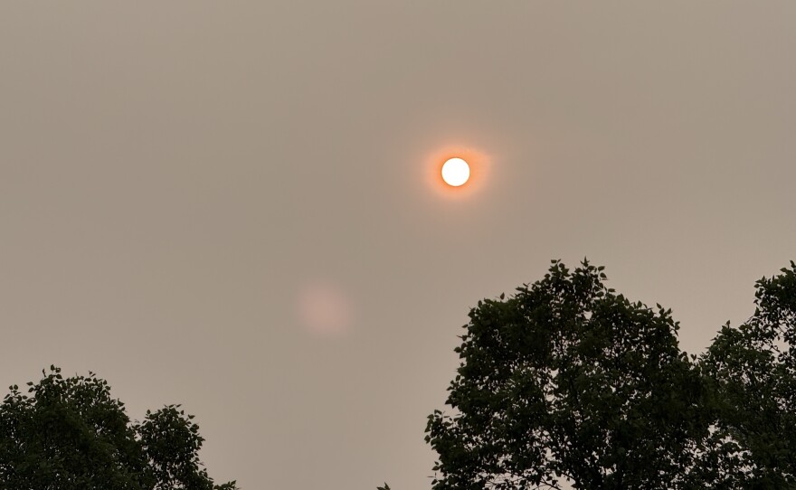 photos show smoke blanketing mid-michigan