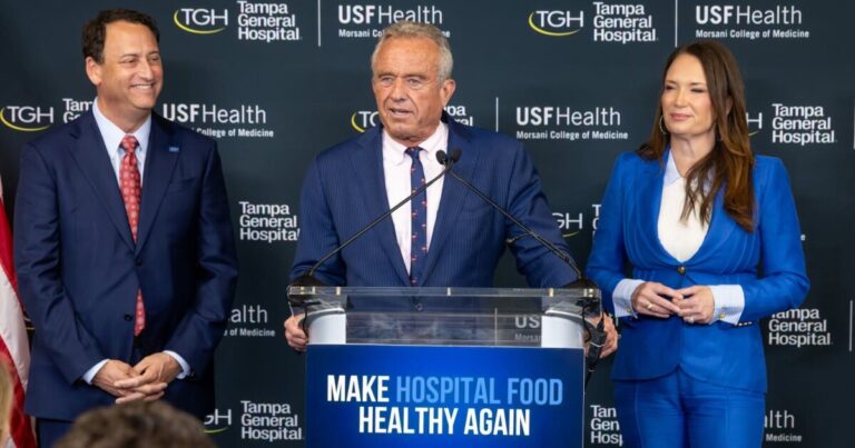 RFK Jr. lauds Tampa General Hospital for going healthy with patient meals