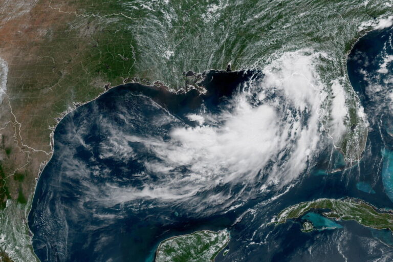 Tropical depression edges toward US Gulf Coast nearing tropical storm strength, forecasters say Tropical depression edges toward US Gulf Coast nearing tropical storm strength, forecasters say