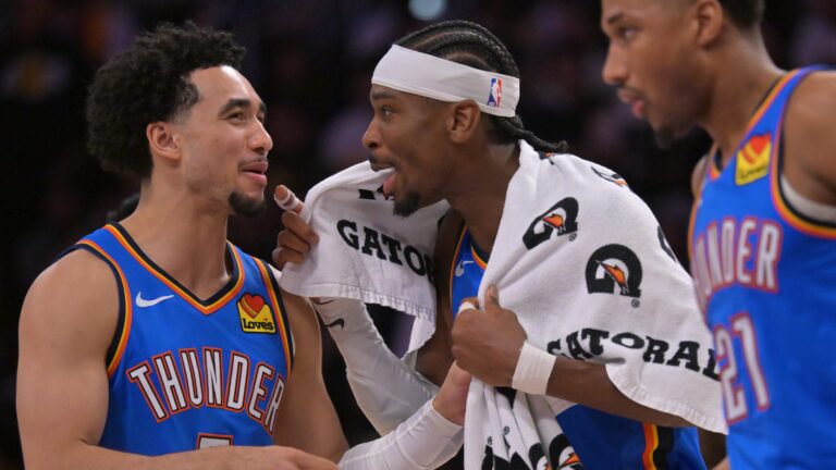 Shai Gilgeous-Alexander, Jared McCain have offseason workout together Shai Gilgeous-Alexander, Jared McCain have offseason workout together