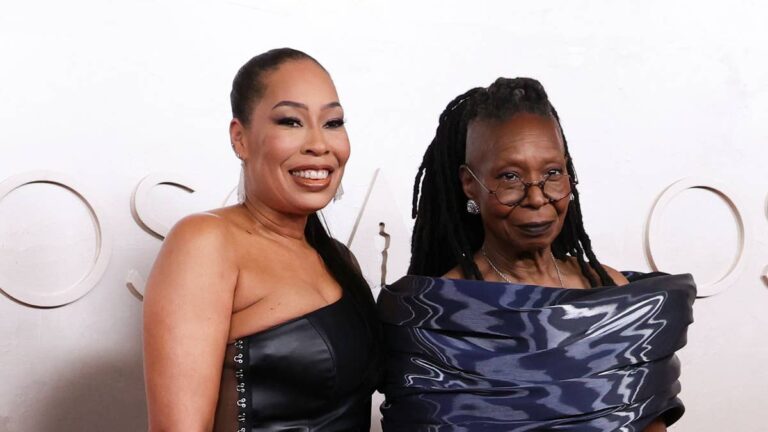 Whoopi Goldberg, 70, displays major weight loss transformation in tan dress on rare red carpet with daughter Alex Whoopi Goldberg, 70, displays major weight loss transformation in tan dress on rare red carpet with daughter Alex