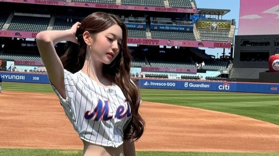 Jang Won-young in a Mets uniform ... global presence that has captivated MLB too