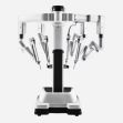Image of a da Vinci surgical robot used in minimally invasive surgical procedures.
