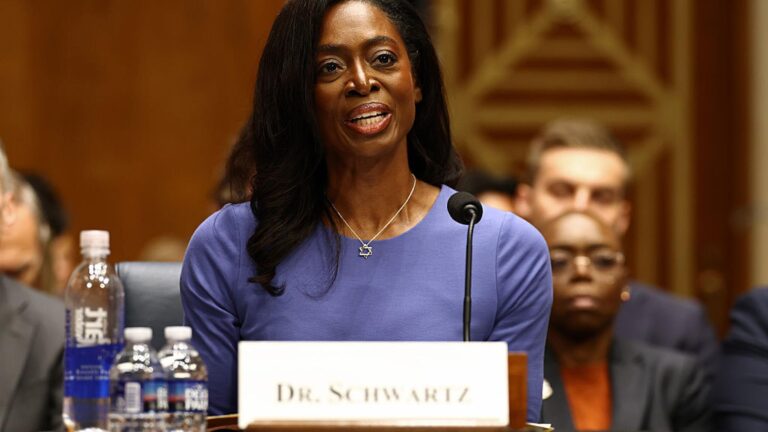 CDC Director Nominee Erica Schwartz Grilled by Senators About Vaccines and Political Pressure CDC Director Nominee Erica Schwartz Grilled by Senators About Vaccines and Political Pressure