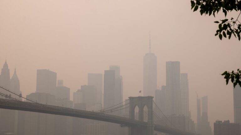 NYC air quality hits ‘very unhealthy’ levels as Canadian wildfire smoke thickens over Northeast NYC air quality hits ‘very unhealthy' levels as Canadian wildfire smoke thickens over Northeast