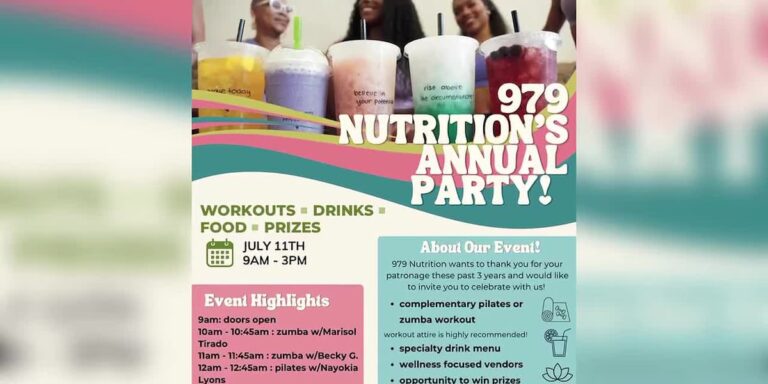 979 Nutrition marks three years in downtown Bryan with free wellness event 979 Nutrition marks three years in downtown Bryan with free wellness event