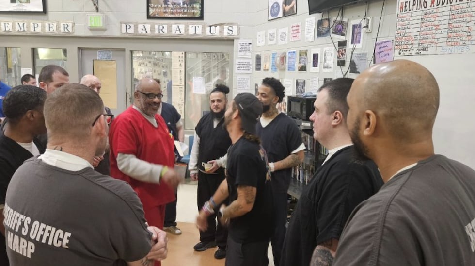 Kyndal Ray Edwards stopped by the Chesterfield County Jail to share his story with inmates.