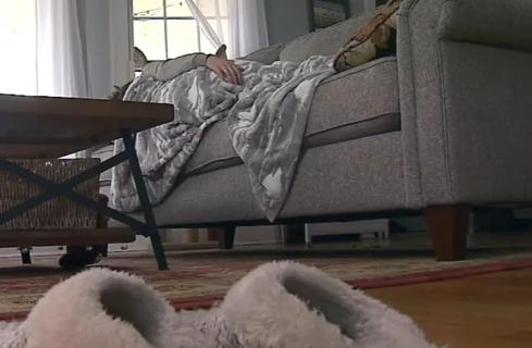 Person laying down