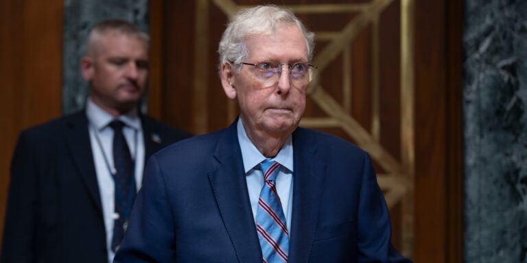 Sen. Mitch McConnell says a fall led to his hospitalization, breaking weeks of silence about health condition Sen. Mitch McConnell says a fall led to his hospitalization, breaking weeks of silence about health condition