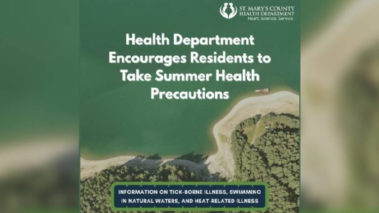 Ticks, Heat and Vibrio: St. Mary’s County Health Officials Share Summer Safety Tips Ticks, Heat and Vibrio: St. Mary's County Health Officials Share Summer Safety Tips