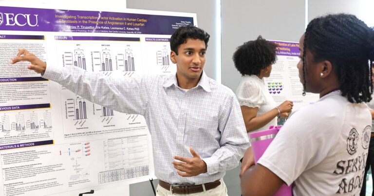 Undergraduate researchers showcase innovation, discovery Undergraduate researchers showcase innovation, discovery