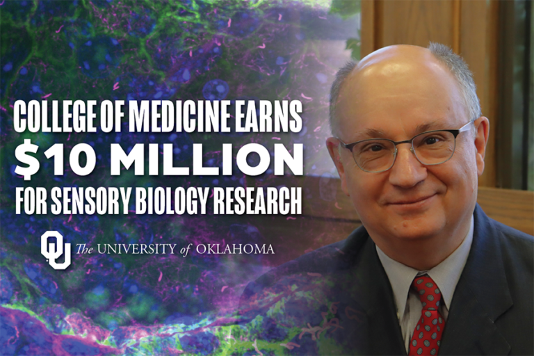 NIH Awards OU College of Medicine $10.7 Million to Advance Sensory Biology Research