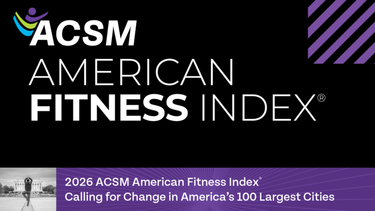 Widening Health Divide Among U.S. Cities Revealed in 2026 ACSM American Fitness Index® New data shows where Americans live increasingly shapes how healthy they are Widening Health Divide Among U.S. Cities Revealed in 2026 ACSM American Fitness Index® New data shows where Americans live increasingly shapes how healthy they are