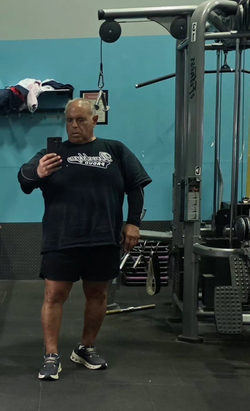 Joseph Gannascoli said his new fitness regimen includes golf, pickleball, and going to the gym.
