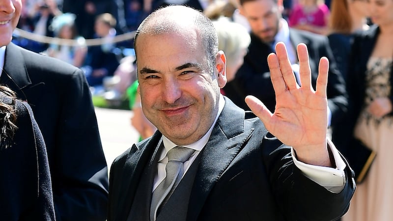 Rick Hoffman  arrives at St George's Chapel at Windsor Castle for the wedding of Meghan Markle and Prince Harry in Windsor, Britain, May 19, 2018.